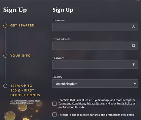 21casino sign up bonus